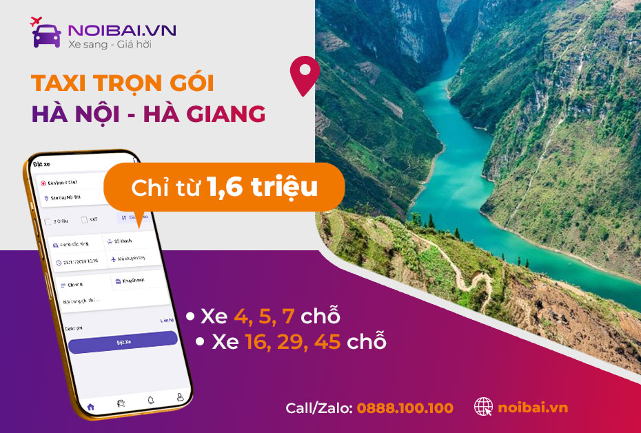 Hướng dẫn gọi xe Hà Nội đi Hà Giang trọn gói, uy tín