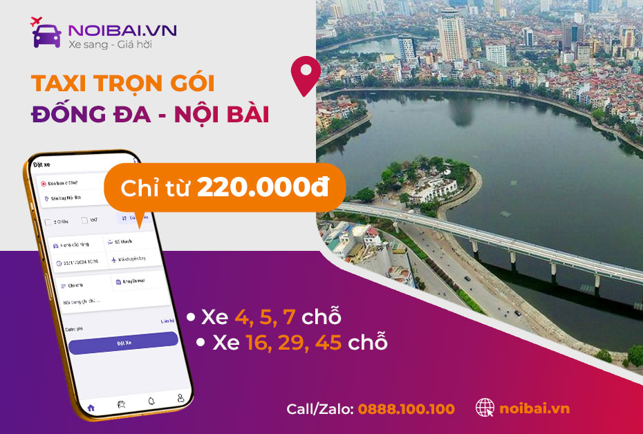 Hướng dẫn gọi taxi Đống Đa đi sân bay Nội Bài uy tín, giá tốt