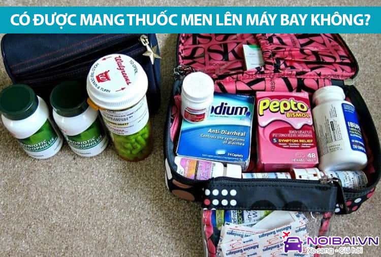 Đi máy bay có được mang theo thuốc men?