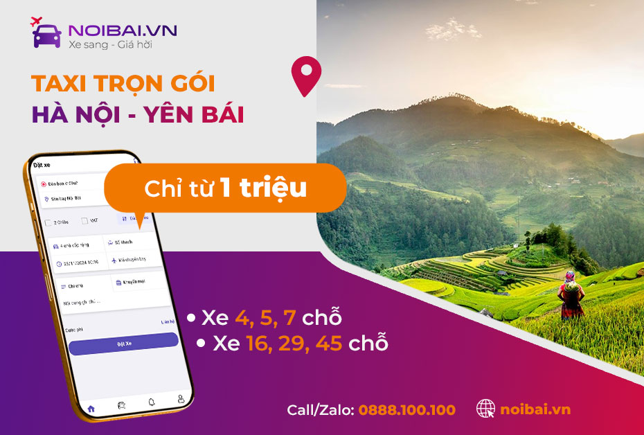 Các phương tiện từ Hà Nội đi Yên Bái