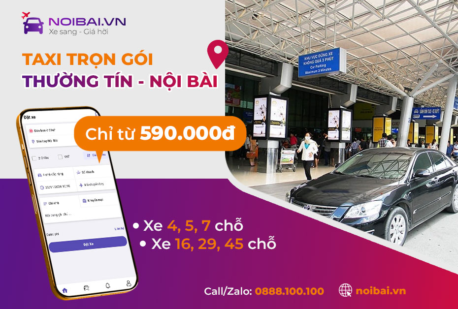 Từ Thường Tín đi Nội Bài có xa không? Có nên đi taxi không?