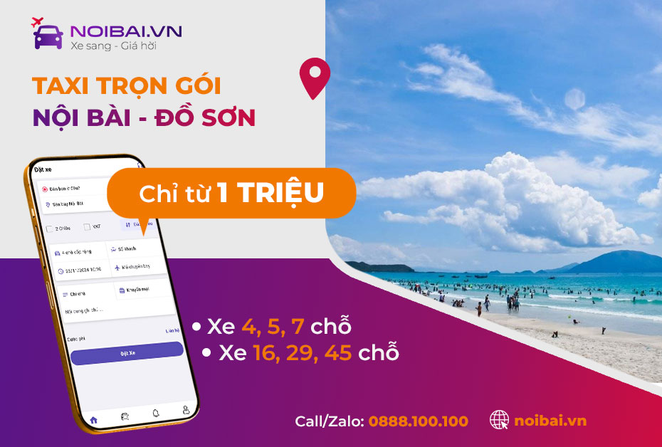 Kinh nghiệm đón xe đi thẳng từ Nội Bài tới Đồ Sơn
