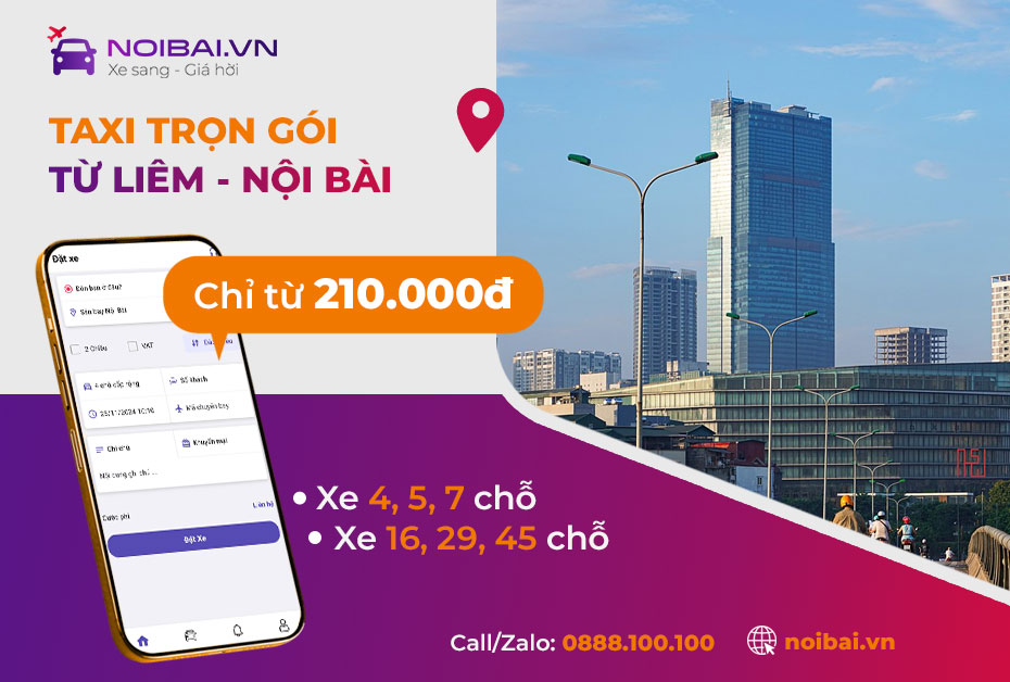 Hướng dẫn đón taxi Từ Liêm đi sân bay Nội Bài giá rẻ, uy tín