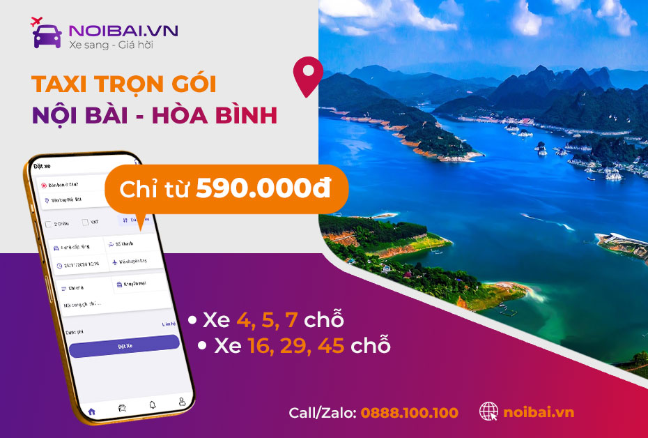 Hướng dẫn gọi xe Nội Bài đi Hòa Bình trọn gói, giá tốt