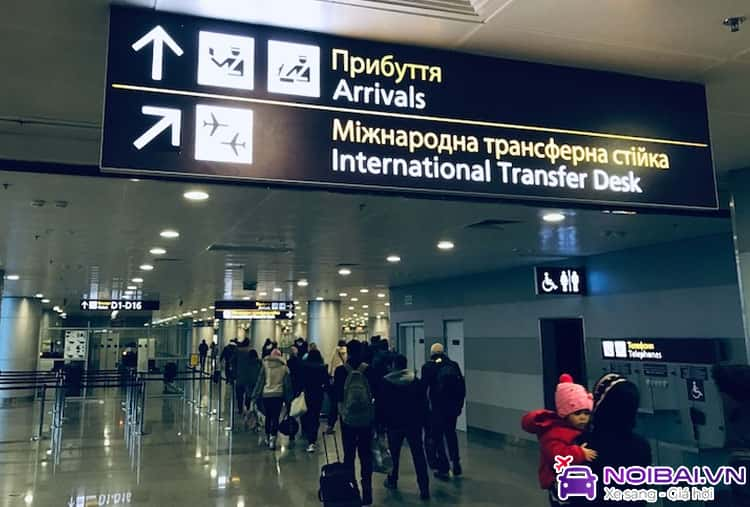 Bên trong sân bay quốc tế Boryspil