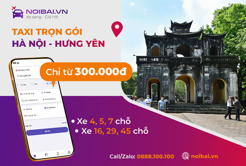 Taxi là phương tiện từ Hà Nội về Hưng Yên tiện lợi nhất