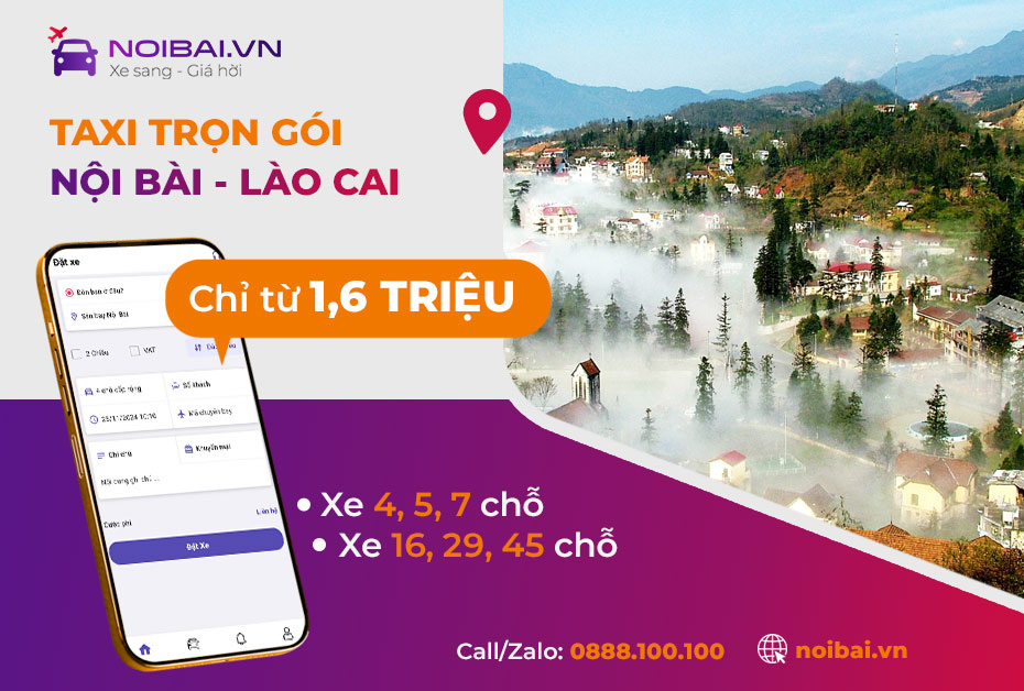 Hành khách thường chọn taxi Nội Bài - Lào Cai trọn gói vì là phương tiện nhanh nhất