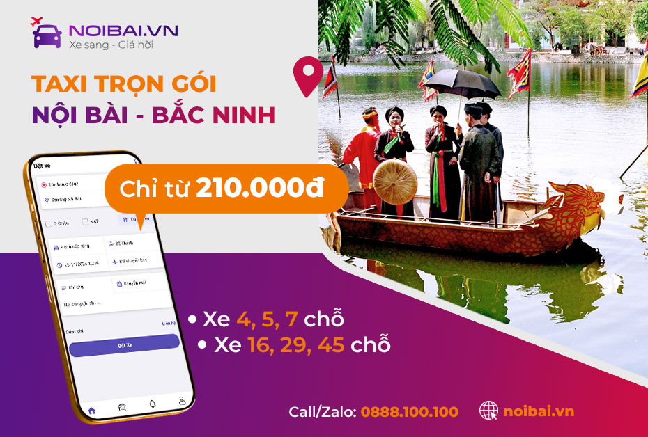 Lựa chọn taxi từ Nội Bài về Bắc Ninh khi bạn muốn di chuyển nhanh nhất